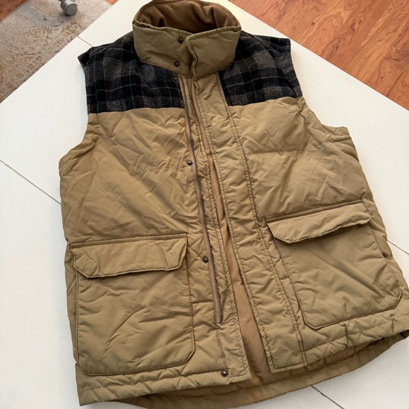 ROOTS Heritage Gorpcore Cabincore Vest Plaid Quilted Utilitycore Oversized - Picture 4 of 5
